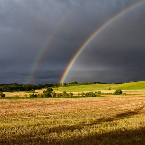 Na konci duhy bývá hrnec zlata, tady tedy dva